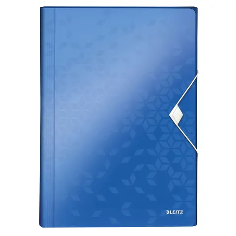 Projectmap Leitz WOW voor A4 6 vaks PP blauw – afbeelding 3