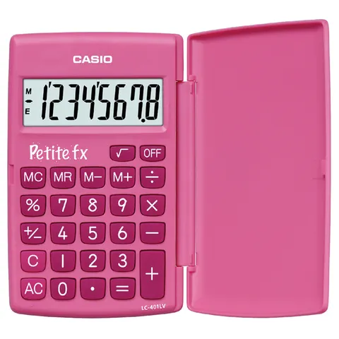 Rekenmachine Casio basisschool roze – afbeelding 2