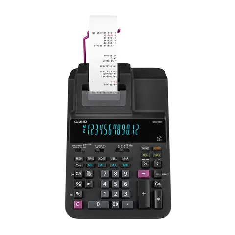 Rekenmachine Casio DR-200R – afbeelding 3