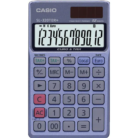 Rekenmachine Casio SL-320TER+ – afbeelding 3