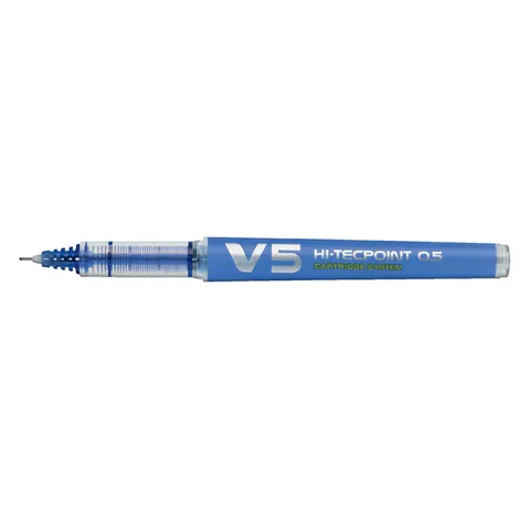 Pilot Roller Hi-Tecpoint V5 03 blauw – afbeelding 3