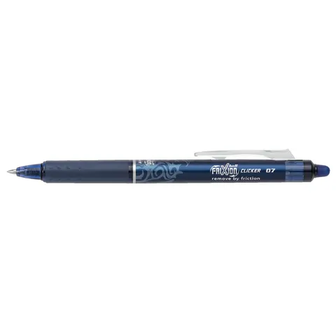 Rollerpen PILOT friXion clicker medium blauwzwart – afbeelding 3