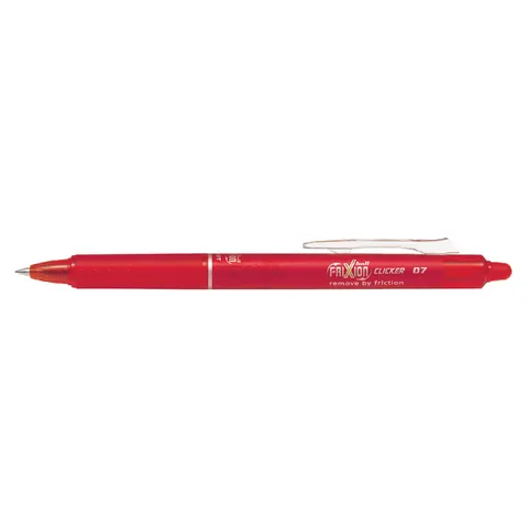 Rollerpen PILOT friXion clicker medium rood – afbeelding 3