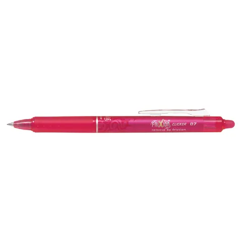 Rollerpen PILOT friXion clicker medium roze – afbeelding 3