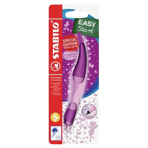 Rollerpen STABILO Easyoriginal linkshandig 3D DreamWorld medium roze – afbeelding 3