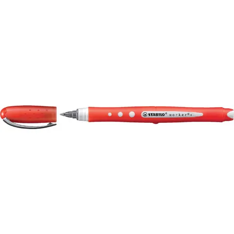 Rollerpen STABILO worker colorful 2019/40 medium rood – afbeelding 3