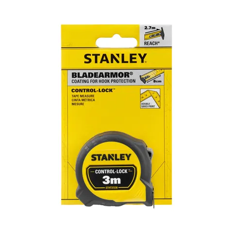 Rolmaat Stanley Control-Lock 3 meter 19mm – afbeelding 3