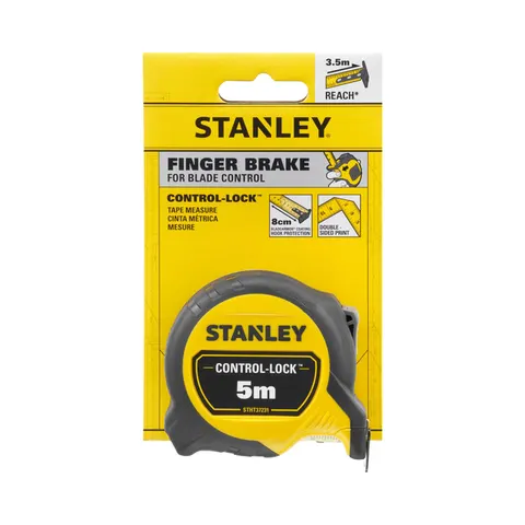 Rolmaat Stanley Control-Lock 5 meter 25mm – afbeelding 3
