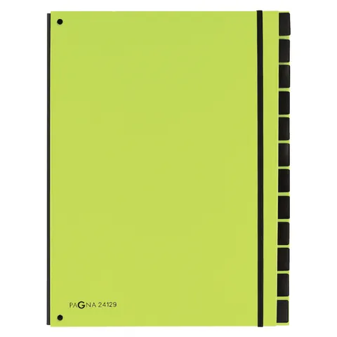 Sorteermap Pagna Trend A4 12 tabs appelgroen – afbeelding 3