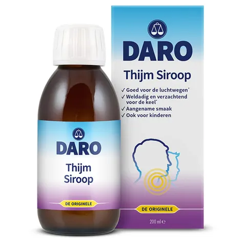 Thijmsiroop Daro Original 200ml – afbeelding 2