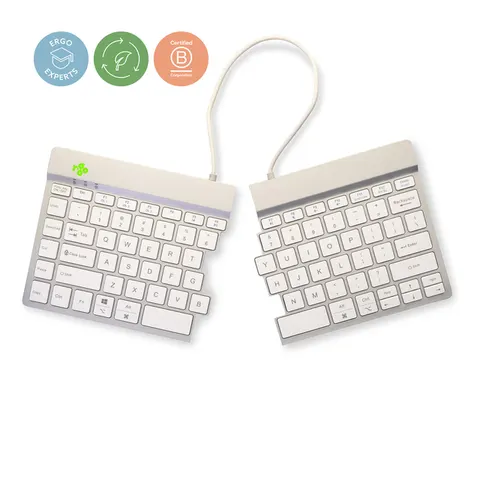 Toetsenbord R-Go Split Break QWERTY WL Wit – afbeelding 3