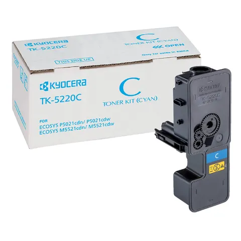 Toner Kyocera TK-5220C blauw – afbeelding 3