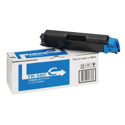 Toner Kyocera TK-580C blauw – afbeelding 3