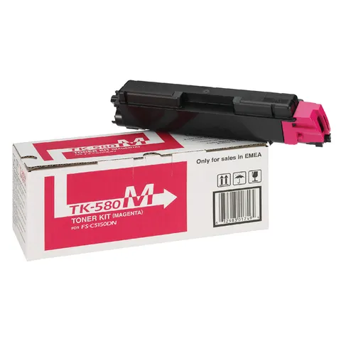 Toner Kyocera TK-580M rood – afbeelding 3