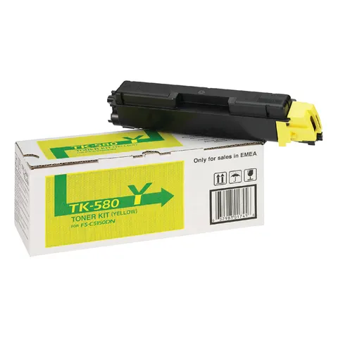 Toner Kyocera TK-580Y geel – afbeelding 3