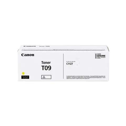 Tonercartridge Canon T09 geel – afbeelding 2