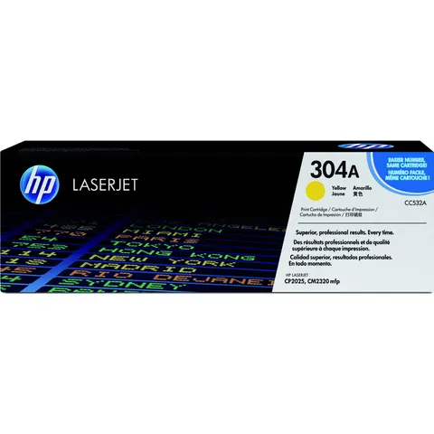 HP 304A - Tonercartridge / Geel – afbeelding 3