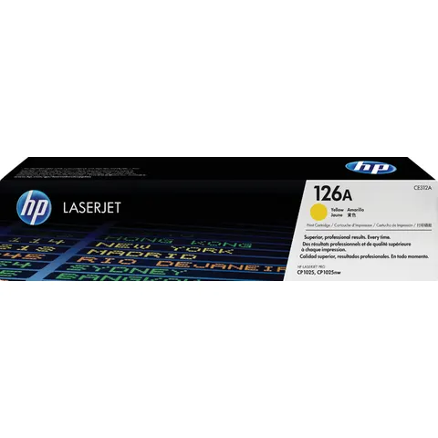 Tonercartridge HP CE312A 126A geel – afbeelding 3