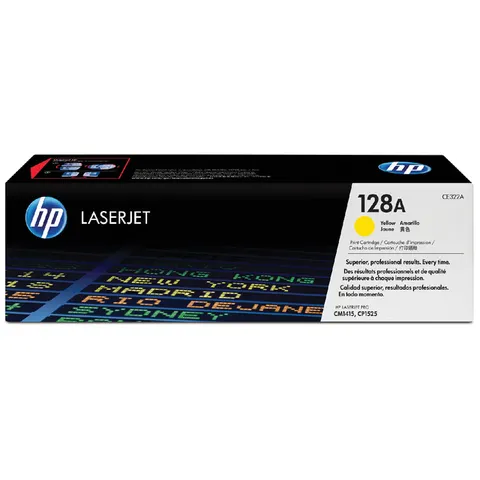 HP 128A Tonercartridge - Geel – afbeelding 3