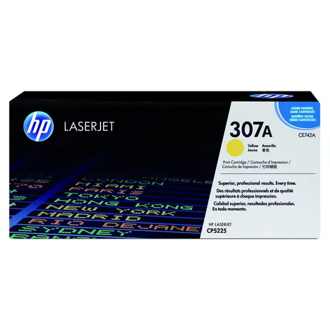 HP 307A - Tonercartridge / Geel – afbeelding 3