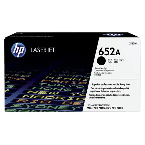 HP 652A - Tonercartridge / Zwart – afbeelding 3