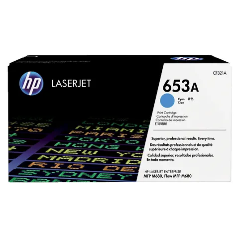 HP 653A - Tonercartridge / Cyaan – afbeelding 3
