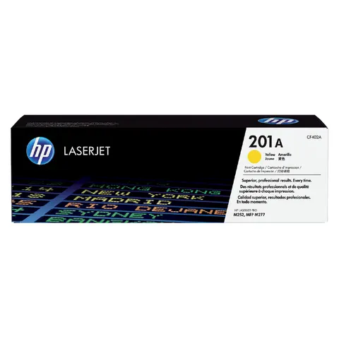 Tonercartridge HP CF402A 201A geel – afbeelding 3