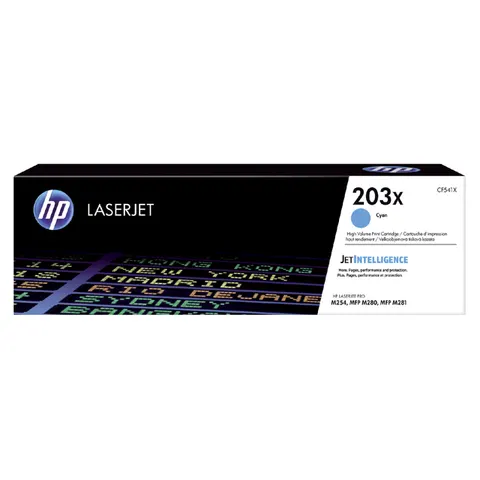 Tonercartridge HP CF541X 203X blauw – afbeelding 3