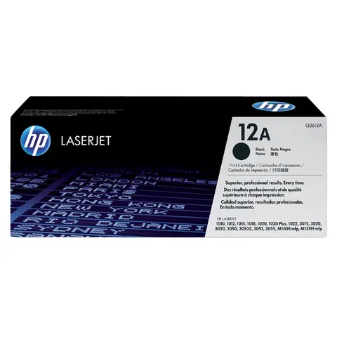 HP 12A - Tonercartridge / Zwart – afbeelding 3