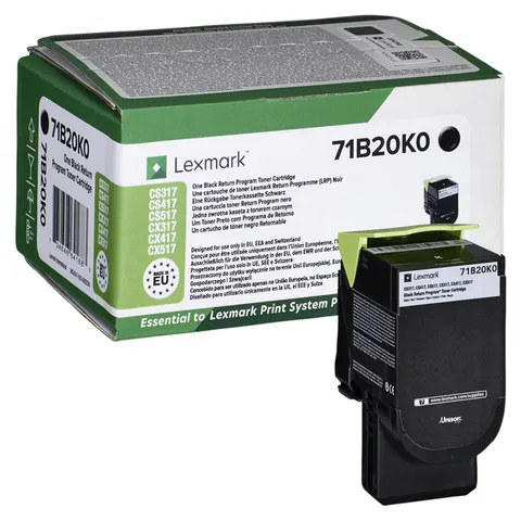 Toner Lexmark 71B20K0 Black – afbeelding 3