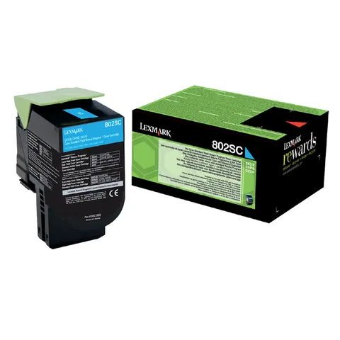 Toner Lexmark Cyan – afbeelding 3
