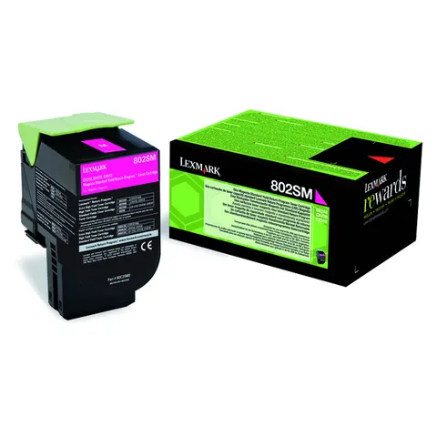 Toner Lexmark 802SM Black Magenta – afbeelding 3