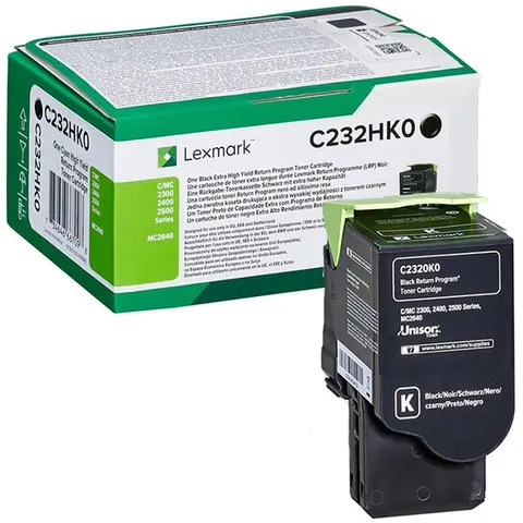 Toner Lexmark C232HK0 Black – afbeelding 3