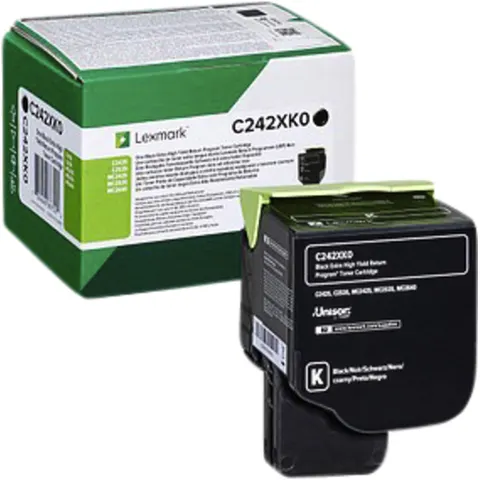 Toner Lexmark C242XK0 Black – afbeelding 3