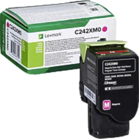 Toner Lexmark C242XM0 Magenta – afbeelding 3