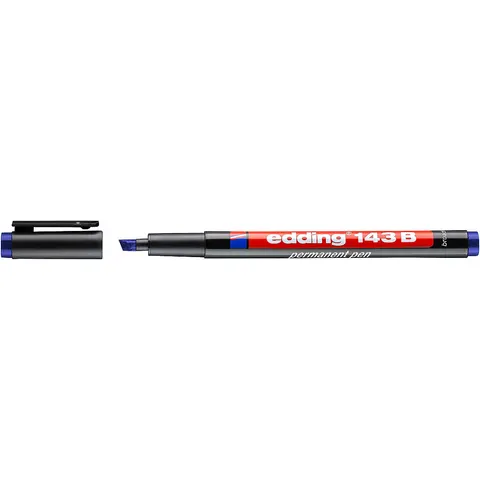 Edding OHP Marker 143B-03 blauw – afbeelding 3