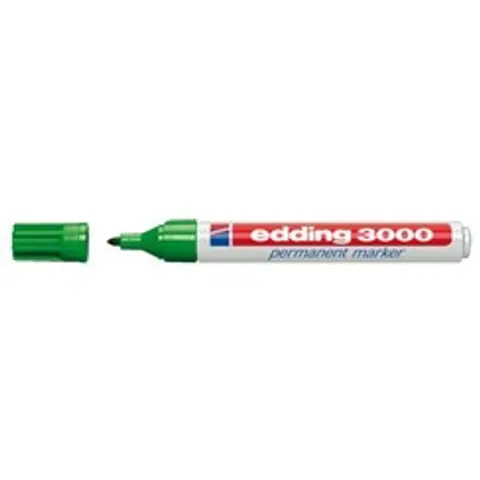 Viltstift edding 3000 rond 1.5-3mm groen – afbeelding 3