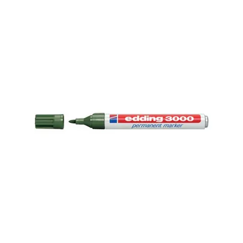 Edding 3000 Permanent Marker - 015 Olijfgroen – afbeelding 3