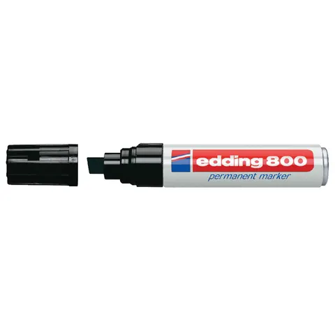 Permanent marker Edding 800 - Zwart – afbeelding 3
