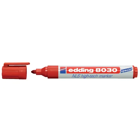 Edding NLS High-Tech marker e-8030 - Rood – afbeelding 3