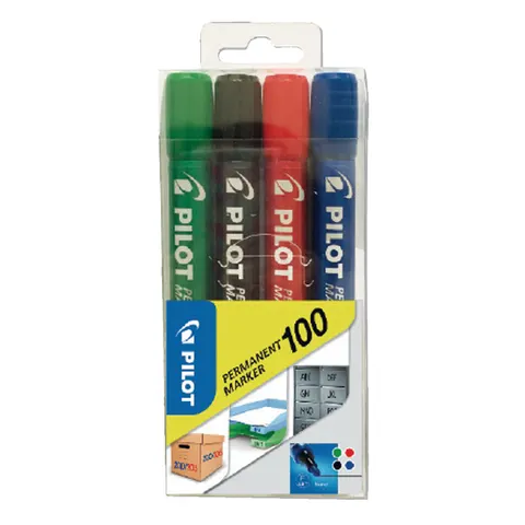 Pilot Perm Marker 100 ASS 4X – afbeelding 3