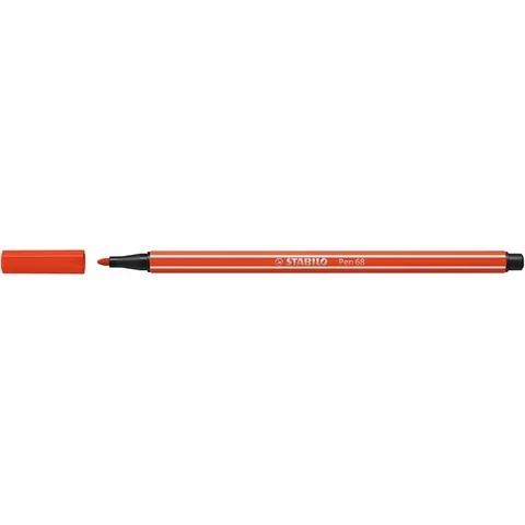 Viltstift STABILO Pen 68/40 medium lichtrood – afbeelding 3