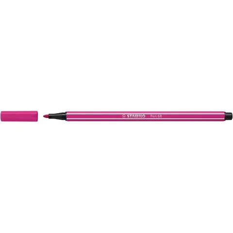 Viltstift STABILO Pen 68/56 medium rozerood – afbeelding 3