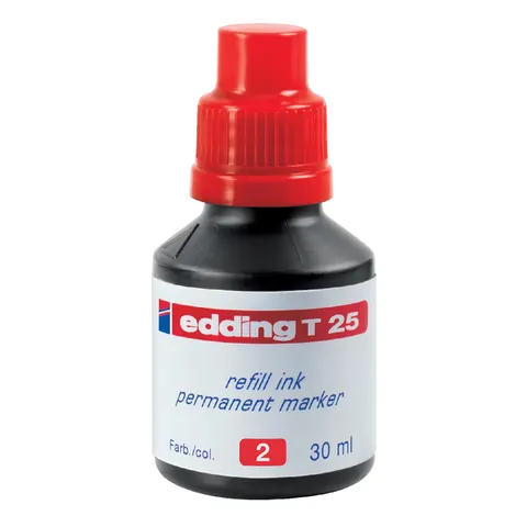 Edding T 25 Navulinkt Rood – afbeelding 3