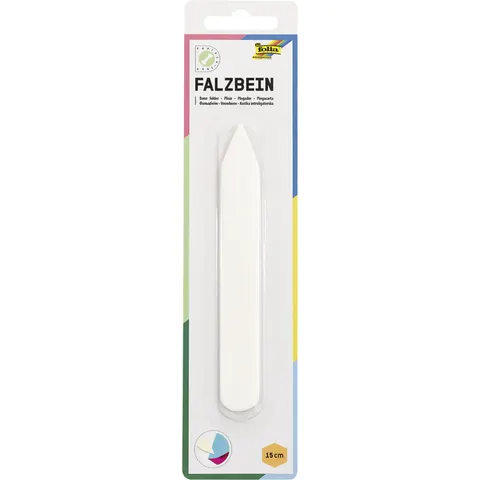 Vouwbeen folia 15x2cm wit – afbeelding 3