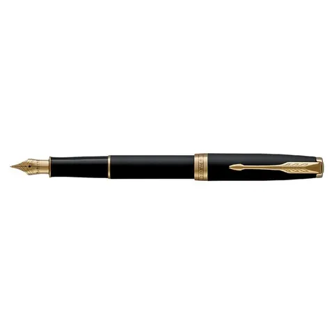 Vulpen Parker Sonnet matte black lacquer GT medium – afbeelding 3