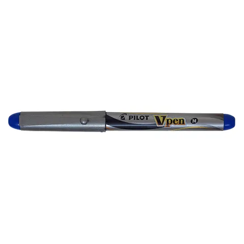 Pilot vulpen V-Pen Silver blauw – afbeelding 3