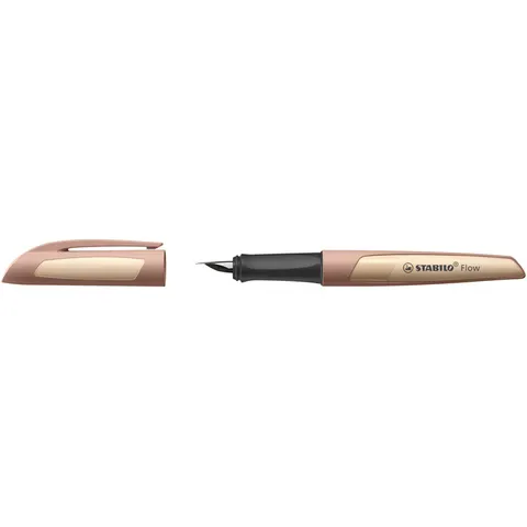 Vulpen STABILO Flow medium lichtbruin – afbeelding 3