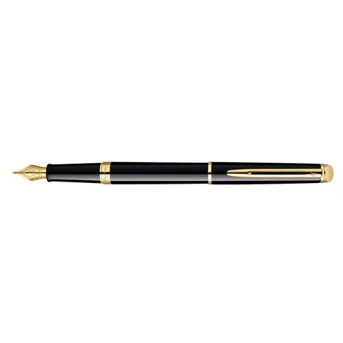 Vulpen Waterman Hémisphère black lacquer GT medium – afbeelding 3