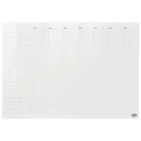 Weekplanner Nobo transparant acryl A4 – afbeelding 3